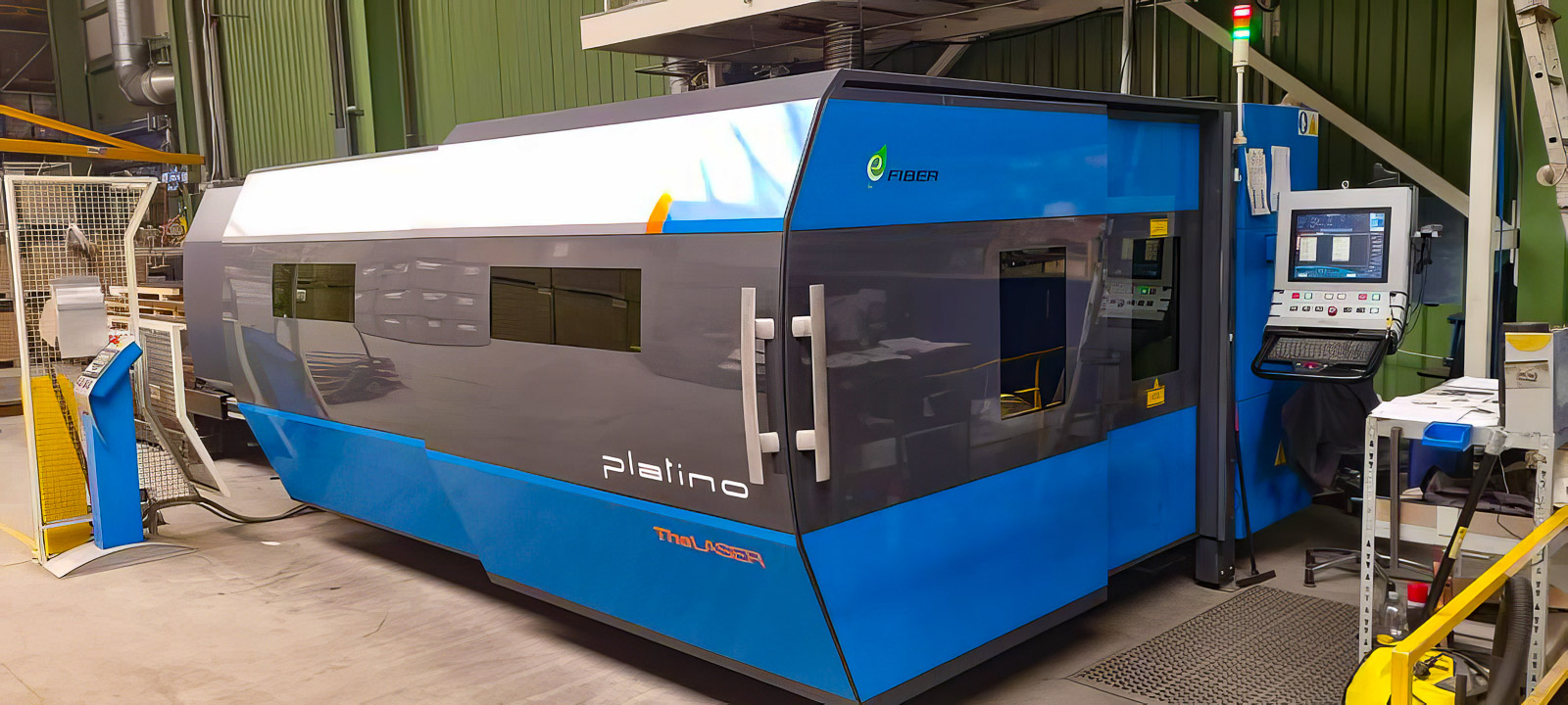 2013 PRIMA POWER PLATINO 1530 Fiber Laser cutting machine (Fiber)